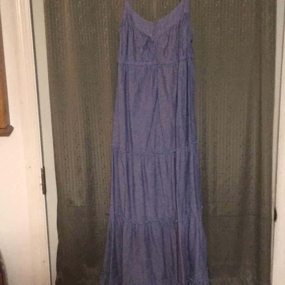 Cato denim maxi dress